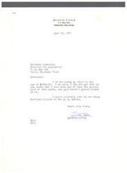 ["Quintin Little sends a $1000 check to support Dewey Bartlett's campaign for U.S. Senate, apologizing for the delay in sending it due to being out of town. Little expresses his desire to see Bartlett elected."]