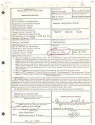 ["This text is a contract agreement between the U.S. Office of Education and the Consultative Center for Equal Education Opportunity at the University of Oklahoma. The contract is for technical assistance to support desegregation of public schools, with a total value of $242,669. The contract is effective from July 1, 1974, to June 30, 1975. The contractor represents that they are a small business concern and will comply with the terms of the contract. Additional information about the Civil Rights Act and the contract can be obtained from the Regional Contracting Officer in Dallas, Texas."]