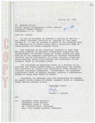 ["The document written on January 14, 1976, by George A. Shannon to Mr. Raymond Butler of the Bureau of Indian Affairs addresses concerns about proposed regulations that would exclude the investment of Indian judgment funds in corporate bonds. Shannon argues that this exclusion would limit investment opportunities for Indian tribes and deny private industry a source of funds. He urges for the regulations to be amended to allow tribes to invest in corporate bonds through private trusts."]