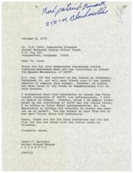 ["A series of correspondence and proclamations regarding Native American Awareness Week in 1976. The United National Indian Tribal Youth organization is seeking support for Senate Joint Resolution #209 to proclaim the week of October 10-16 as Native American Awareness Week. President Gerald Ford ultimately proclaims this week as Native American Awareness Week, recognizing the contributions of Native Americans to American society. Senator Bartlett expresses regret for not being able to attend the UNITY convention but sends a representative in his place."]