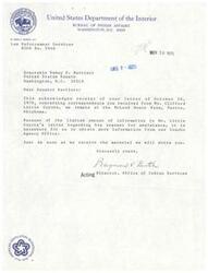 ["The document from Clifford Little Coyote to Senator Dewey F. Bartlett outlines his frustration with the lack of assistance he has received from the Bureau of Indian Affairs in Concho, Oklahoma. Little Coyote, who is incarcerated at the McLeod Honor Farm, is seeking help for a more fulfilling life upon his release, but has only received repetitive forms and no actual assistance. He questions why he is being excluded from receiving help despite his sincere desire to improve his situation."]