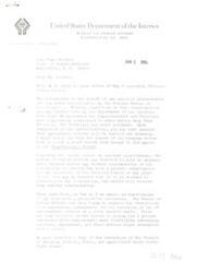 ["The document from the Bureau of Indian Affairs to Hon. Page Belcher addresses concerns about allegations of physical mistreatment at Chilocco Indian School. The investigations are ongoing, and the Superintendent and Principal have been temporarily reassigned. Contract negotiations for the operation of the school have been put on hold, and the Bureau is exploring the possibility of contracting with a private organization. The Bureau appreciates the support of the Council of American Indians and hopes to resolve the matter soon to strengthen the educational program at Chilocco Indian School."]