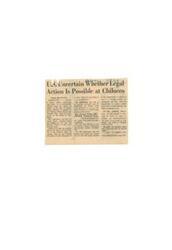 ["The U.S. Department of Justice is uncertain if legal action can be taken regarding the alleged brutal treatment of students at the Chilocco Indian School. The Bureau of Indian Affairs released a report, but the FBI cannot act until the Department of Justice completes its investigation. The report details instances of physical harm to students, but the superintendent of the school denies any wrongdoing. Plans are being made to seek private operators for the school, with concerns raised about the potential impact on Indian students if non-Indian operators take over."]