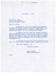 ["The document from Mr. Page Belcher to Mr. Bob K. Hicks informs him that funds were not appropriated for the Indian Business Development Program for the fiscal year. Mr. Belcher checked into the matter on Mr. Hicks' behalf and enclosed a letter from Mr. Harris Loesch, Assistant Secretary of the Interior, explaining the situation. The document states that new authorizing legislation is needed for the Program to continue, and no action has been scheduled on it yet. Mr. Hicks had applied for a grant from the Program but was informed that no funds were available. Mr. Belcher offers further assistance and support in the matter."]