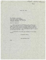 ["The document consists of a series of letters regarding Senate Bill 2413, which aims to fill the lands of Alaska with loyal American citizens. The documents express support for the bill and request cooperation from Hon. Page Belcher, a member of the Congress. The documents highlight the importance of the legislation for national defense and the need for support from lawmakers."]