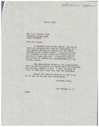 ["The document discusses the importance of continuing a well-rounded educational program for Indian children in the United States. It highlights the contributions of the Indian people to society and the benefits of the Indian Department's programs. The writer urges support for continued educational support for Indian children and requests a copy of the House Subcommittee report on the appropriation bill for the Department of the Interior."]