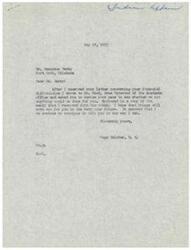 ["Mr. Tennyson Berry is facing financial difficulties and has reached out for help. Page Belcher, a member of the House of Representatives, wrote to the Anadarko Area Office to inquire about assistance for Mr. Berry. The Area Director explained that the couple was discontinued from receiving assistance due to their income from lease rentals and advised them to reapply for help from the County Welfare Department. Belcher reassured Mr. Berry that he will look into his case and try to help in any way possible."]