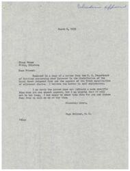 ["Nicey Evans of Bixby, Oklahoma wrote to Congressman Page Belcher inquiring about the payment of the Loyal Creek judgment fund and the equalization of allotment claims for Creek Indians. Congressman Belcher forwarded the letter to the U.S. Department of Interior, which explained that funds have been allocated for the payment, but administrative costs need to be covered before individual payments can begin. The Department also provided information on the history of equalization payments for Creek allotments and stated that specific legislation may be needed for the completion of these claims."]