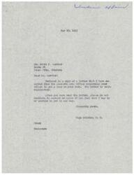 ["Mr. Warrior is seeking a loan for his farm, but his application was disapproved by the Ponca Indian Credit Association due to his limited land availability. The allotment in question is in an heirship status, and Mr. Warrior's lease on the land was approved in 1952. However, he is facing issues with receiving his lease rental money and is questioning the approval process. He is seeking help and assistance from the government in order to support his family and improve his farming situation."]