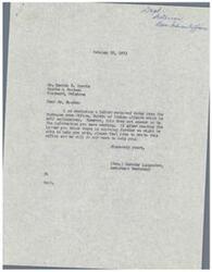 ["Reuben K. Sparks wrote to the Indian Agency at Muskogee seeking information about the heirs of Sam Belew, an enrolled Cherokee Indian who passed away before 1920. The Indian Agency did not have any record of Sam Belew, but there was a Sam Ballou on the rolls, who was deceased. Sparks was informed that further information would be provided once available. Congressman Page Belcher was also involved in the inquiry."]