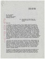 ["The document addresses the appointment of Marcy Cully as Principal Chief of the Seminole Nation without the approval of the General Council. The General Council did not approve of the appointment and planned to impeach Cully for misconduct. The document requests an explanation from the Area Director regarding the appointment and questions whether it was based on falsified resolutions or misrepresentation. The Chairman of the General Council asserts their right to select or reject their leaders without interference."]
