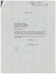 ["The document consists of a series of letters written regarding the decisions and actions taken at the regular meetings of the Inter-Tribal Council of the Five Civilized Tribes. The documents acknowledge the decisions made by the council, including their support or opposition to various legislation. The documents are addressed to Congressman Page Belcher and express the council's stance on specific bills and recommendations."]