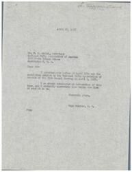 ["The National Rifle Association of America sent a resolution to Congressman Page Belcher urging the Secretary of Defense, the Director of the Bureau of the Budget, and members of Congress to provide adequate funds for marksmanship training for citizens required to serve in the defense of the United States. The resolution highlights the importance of well-trained marksmen in battle and the need for marksmanship training for all citizens. Congressman Belcher expressed appreciation for the information and promised to consider the resolution."]