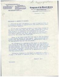 ["The document provides information on unexpended balances in federal appropriations and authorizations available to federal agencies as of the end of fiscal year 1954. It shows that federal agencies had total expenditure authority of $154.1 billion for the current fiscal year, with a breakdown of balances in appropriations and authorizations. The report also highlights the increase in unexpended balances in domestic civilian program accounts and efforts to reconcile Treasury and Budget Bureau unexpended balance figures."]