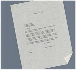 ["Bill Maugans writes to Congressman Page Belcher asking for support for legislation regarding the Ponca City Sportsmen's Junior Rifle Club. The club aims to teach youngsters about gun safety, sportsmanship, and conservation. Maugans highlights the positive impact of the club on reducing firearms accidents among Kay County youngsters. He requests Belcher's consideration and support for the legislation, and expresses support for Belcher's work. Belcher responds positively and expresses willingness to support the program."]