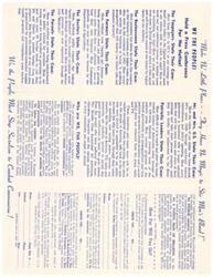 ["The document is a call to action for American citizens to preserve their traditional way of life and fight against socialism and government overreach. It highlights the excessive taxation and government spending that is burdening future generations. Various groups, such as taxpayers, businessmen, farmers, doctors, and parents, express their grievances and pledge to work towards protecting individual liberties and limited government. The document also outlines a Constitution Day Convention and encourages citizens to join the cause by making personal contacts, spreading awareness, and supporting patriotic programs. It emphasizes the need to combat socialism to prevent the spread of communism."]