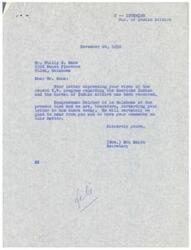 ["The document writer expresses concern about the mistreatment and exploitation of American Indians, as highlighted in a recent TV program. They question the lack of sympathy from the Bureau of Indian Affairs and the violation of treaties with the Native Americans. The writer urges action to address this issue and questions the inconsistency between foreign aid efforts and treatment of Native Americans. The document is forwarded to Congressman Belcher for his attention and response."]
