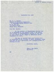 ["The document dated September 10, 1958, addressed to Mr. Edger L. McVickers from R. A. Parker discusses the issue of Indian employment and proposes a training program to prepare Indians for work at a small industrial plant, the Pon Key Potteries. The document emphasizes the importance of training Indians to help themselves and seeks assistance from the Bureau of Indian Affairs in financing the program. The document also mentions involving church leaders in starting the training program. The document requests a prompt response and thanks in advance for any help provided."]