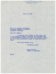 ["The Anadarko Chamber of Commerce is concerned about the Bureau of Indian Affairs consolidating services from the Anadarko Area Office to the Muskogee Area Office. They feel that this consolidation is detrimental to the Indians served by the Anadarko Area Office and is affecting the morale of the personnel. They have sent a resolution to Congressman Page Belcher expressing their protest and requesting that actions be taken to prevent further consolidations in the future. Congressman Belcher has acknowledged their concerns and will look into the matter."]