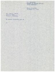 ["John T. Smith acknowledges a letter from Grant F. Church regarding a speech about Reservation Indians. Smith, representing the Yuchi Group, discusses the history and treatment of the Creek Nation of Indians of Oklahoma and their quest for Just Compensation for lands taken by the United States Army. He argues that the Yuchi Group, along with other Indian groups, were ready for complete amalgamation into American society and criticizes politicians for creating unnecessary expenses for the government."]
