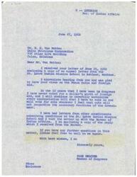 ["The document is a plea for support for the St. Labre Indian Mission School in Ashland, Montana, which serves the Northern Cheyenne Indians, a community facing poverty, hunger, and health issues. The school provides essential services and education to children in need, highlighting the dire conditions faced by the community. The writer urges the recipient, Mr. Van Patten, to consider the plight of these individuals and support their cause. Congressman Page Belcher responds to Mr. Van Patten's concerns about foreign aid and the Peace Corps, stating his commitment to scrutinizing government spending and advocating for cuts where necessary. He also addresses the issue of conditions at the St. Labre Indian Mission School and provides information from the Bureau of Indian Affairs."]