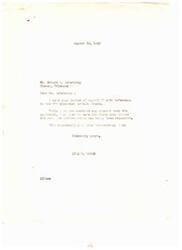 ["Mr. Armstrong wrote to Lyle H. Boren about a WPA personnel issue in Okemah, Oklahoma. Boren does not have control over WPA personnel but appreciates the information and has requested an investigation."]