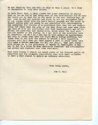 ["The writer is reaching out for help on behalf of a community that is struggling financially and lacks employment opportunities. They are requesting assistance with construction costs, as the community can only afford to pay a small percentage. They emphasize the importance of helping those who are not able to support themselves and express gratitude for any assistance. The writer also references the philosophy of Booker T. Washington and the importance of providing opportunities for education to children in the community."]