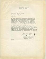 ["The document expresses gratitude to Congressman Lyle H. Boren for his efforts in securing approval for a Works Progress Administration (WPA) project to build a new high school in Weleetka, Oklahoma. The community recognizes the importance of the project and credits Congressman Boren for his role in getting the plans approved quickly."]