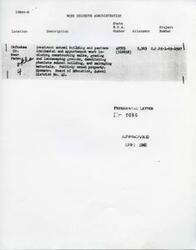 ["The Work Projects Administration approved a project to construct a school building near Paden, Oklahoma. The project includes constructing walks, grading and landscaping grounds, demolishing an obsolete school building, and salvaging materials. The project is sponsored by the Board of Education, School District No. 45."]