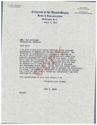 ["Paul Ballinger is writing to Lyle H. Boren, a Member of Congress, urging him to prevent the abandonment of the Eufaula and Sapulpa Indian Schools. He highlights the importance of these schools in providing education for orphaned and delinquent Indian children and emphasizes the impact their closure would have on the community. Ballinger also mentions the patriotic contributions of the Creek tribe and urges Boren to do everything possible to maintain the schools."]