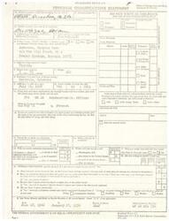 ["The document is a Standard Form 171 for a personal qualifications statement for a job application. It includes information such as personal details, employment history, veteran preference, and experience. The form is to be completed by the applicant and reviewed by the appointing officer."]