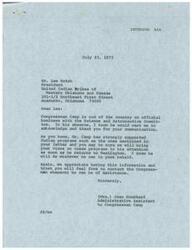 ["The United Indian Tribes of Western Oklahoma and Kansas sent a letter to the Area Director, requesting funding for contracts for fiscal year 1974. They outlined the specific programs that needed funding, such as the Education Coordinator Program and Management Support Program. They emphasized the urgency of obtaining funds to avoid disrupting services and to address the needs of the Indian community within the Anadarko Area jurisdiction. The document also mentioned previous meetings and agreements regarding funding for certain programs. They requested immediate action to secure funding for the mentioned programs."]