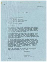 ["The document is a series of letters regarding concerns about a plan to eliminate Bureau of Indian Affairs Area Offices, particularly in Anadarko and Muskogee, Oklahoma. The Chamber of Commerce and tribal leaders express opposition to the plan, emphasizing the importance of local area offices and their ability to serve the specific needs of Indian people. There is discussion within the Department of the Interior about potentially removing BIA Area Directors, with concerns about the effectiveness of such a move. Overall, the letters highlight the importance of preserving local area offices and involving Indian voices in decision-making."]
