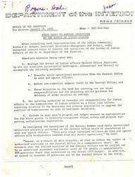 ["Steps are being taken to improve the operations of the Bureau of Indian Affairs, including realigning functions to area and agency offices, reducing non-essential staff, and focusing on trust responsibilities. The Commissioner of Indian Affairs will report directly to the Secretary, with plans to upgrade the position to Assistant Secretary. Block grants for federally-recognized tribes are also being proposed. These measures aim to better serve the Indian community and fulfill trust responsibilities."]
