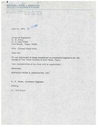 ["Bowman-Nicek & Associates, Inc. is interested in being considered as architects/engineers for the design of two youth centers at Fort Hood, Texas. They have prior experience in designing research and development and hospital facilities. The estimated construction cost for the project is between $500,000 and $1,000,000. Interested firms are invited to submit a completed Standard Form 251 to the office listed in the announcement. This is not a request for proposals, but qualified firms will be considered for selection based on their qualifications and performance data."]
