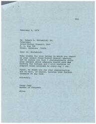 ["The Inter-Tribal Council, Inc. wrote to Congressman Happy Camp expressing concerns about inadequate health care and housing for Indians. They shared excerpts from their meeting minutes, including a letter from Senator Abourezk addressing the poor health care of Indians and urging for funds to construct housing. The Council requested the Congressman's support and emphasized the importance of Indian affairs. They also highlighted the shortage of physicians serving Indian communities and the impact on the Indian Health Service."]