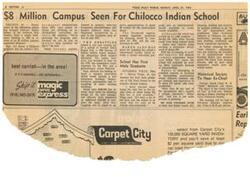 ["Chilocco Indian School in Oklahoma is planning an $8 million campus renovation to provide vocational training and career education to its 300 students. The school is focusing on individualized curriculum and practical skills to prepare students for immediate employment after graduation. The superintendent, Jim Baker, is leading the efforts to modernize the school's educational system and facilities, including the possibility of computerized record keeping. The school has faced past challenges with student discipline and overcrowding, but is now looking towards a brighter future with the planned campus expansion."]