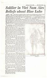 ["A soldier serving in Vietnam from Taos County expresses his thoughts on the Taos Indian tribe's fight for their land and traditions. He believes that the tribe should have the right to keep their land and that the government should respect their traditions. The soldier also criticizes those who question the tribe's ability to manage their own land and calls for support for the tribe's fight. He hopes for a better world and for the United States to uphold its standards of fairness and democracy."]