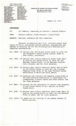 ["This is a memorandum from Charles Conklin, the staff director and chief clerk of the Committee on Interior & Insular Affairs, to all members of the committee. It includes a list of bills that are awaiting Full Committee consideration, including bills related to land trust for Indian tribes and the conveyance of real property."]