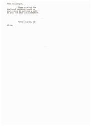 ["A group of individuals have signed a petition urging Congressman John Happy Camp to support a proposal by Congressman Young of Alaska to add HR 17288 as an amendment to a bill in order to advance the cause of \"Indian Self-determination.\" They believe that BIA employees have been limited in career advancement opportunities and are seeking redress for past injustices. The petition includes numerous signatures from individuals who support the cause."]