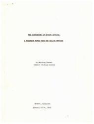 ["The document discusses the shift in federal policy towards native peoples in the United States, focusing on self-determination and economic prosperity. It highlights the need for effective policy planning, with precepts such as prioritizing thought before action and determining goals independently before considering political and budgetary feasibility. The convergence of federal and native goals is emphasized, with a focus on political self-determination and economic development. The traditional native goals of self-determination are contrasted with the new federal goals, which aim to empower native groups and eliminate welfare programs through economic prosperity."]