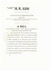 ["This bill introduced in the House of Representatives aims to amend the Act of July 1, 1932, regarding the cancellation of debts owed by Indians and Indian tribes. The proposed amendment involves deleting certain clauses related to the conditions under which debts can be cancelled. The bill was referred to the Committee on Interior and Insular Affairs for further consideration."]