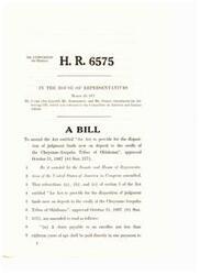 ["This bill, introduced in the House of Representatives in 1971, seeks to amend an existing Act related to the disposition of judgment funds for the Cheyenne-Arapaho Tribes of Oklahoma. The proposed amendments outline the distribution of funds to enrollees, heirs, and legatees, as well as the establishment of trust agreements for individuals under legal disability."]