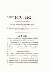 ["The Indian Financing Act of 1973 aims to provide capital to develop and utilize Indian resources, improve their standard of living, and promote economic development. It defines terms such as \"Indian\" and \"Tribe\", and authorizes the Secretary of the Interior to make or guarantee loans for individuals and organizations. Loans can only be given when there is a reasonable prospect of repayment and when applicants cannot obtain financing from other sources. Loans must be fully repaid within thirty years or three-fourths of the useful life of the project."]