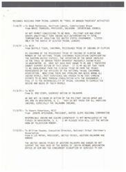 ["Various tribal leaders have expressed their disapproval of the actions taken by militant Indian groups involved in the Trail of Broken Treaties movement in Washington, D.C. They emphasize the importance of consulting with elected tribal leaders and working through proper channels to address issues facing Indian communities. They do not support the occupation of the Bureau of Indian Affairs building and believe that the actions of these groups do not represent the interests of all Indian people. They urge for a return to dialogue and proper negotiation in addressing the needs of Indian communities."]