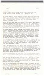 ["The National Congress of American Indians is the largest and oldest national Indian organization in the United States. They have refrained from making public statements regarding recent activities but have now expressed their abhorrence at the destruction of property and valuable records during the Trail of Broken Treaties. They were asked to channel funds for transportation for demonstrators, which they agreed to under the condition that the funds would not affect existing or future Indian programs. They criticize the government's response to the events and call for unity among tribal leaders to rebuild and assess the damages for the future of Indian country."]
