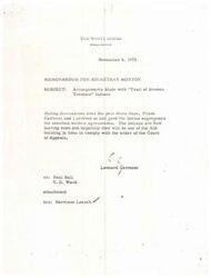 ["Jerry V. Wilson, Chief of Police, testified before the House Subcommittee on Indian Affairs on December 5, 1972 regarding his involvement in the decision-making process surrounding the government's response to the occupation of the Bureau of Indian Affairs (BIA) building by a group of Native Americans. Wilson stated that it has been longstanding policy for his department not to take positive police action against demonstrators or trespassers, except at the request of the officials in charge of the premises or in support of an order from a court. He explained that his primary role in the situation was in planning for the aggressive repossession of the BIA building, in the event that a decision was made to take such action. Wilson indicated that he would be happy to answer any questions the subcommittee might have."]