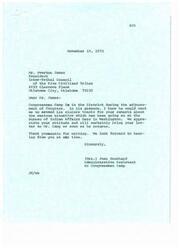 ["The document contains a telegram from Jim Holt to Congressman Camp regarding the occupation of the Bureau of Indian Affairs building. Holt urges Camp to support the prosecution of the Indians involved, calling the occupation a national disgrace."]