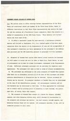 ["An agreement was reached to end the seizure of Wounded Knee, with occupants agreeing to submit to arrest, disarm, and allow for searches for weapons. The government agreed to a residual force on the Pine Ridge Reservation to prevent further confrontations, as well as audits of tribal funds and federal program funding. The Department of Justice agreed to protect the rights of Oglala Sioux individuals, and both parties agreed on the substantive issues arising from the confrontation. The agreement was signed on April 5, 1973."]