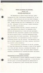 ["The Subcommittee on Indian Affairs held hearings on H.R. 7421, the Menominee Restoration Act, in Wisconsin and Washington, D.C. Testimony was taken from Menominee tribe members, state and local officials, Administration witnesses, and concerned non-Indian land owners. The Administration supported restoration due to the bleak future of the Menominee without it. State and local officials also supported the bill, with concerns about protecting non-Indian land owners' rights. Menominee witnesses supported restoration citing federal coercion, poverty, cultural problems, and economic burdens. The general public also supported restoration, believing it would repudiate past policies and support Indian self-determination. Non-Indian land owners expressed concerns about taxation, political power, and potential impacts of the legislation on their rights."]